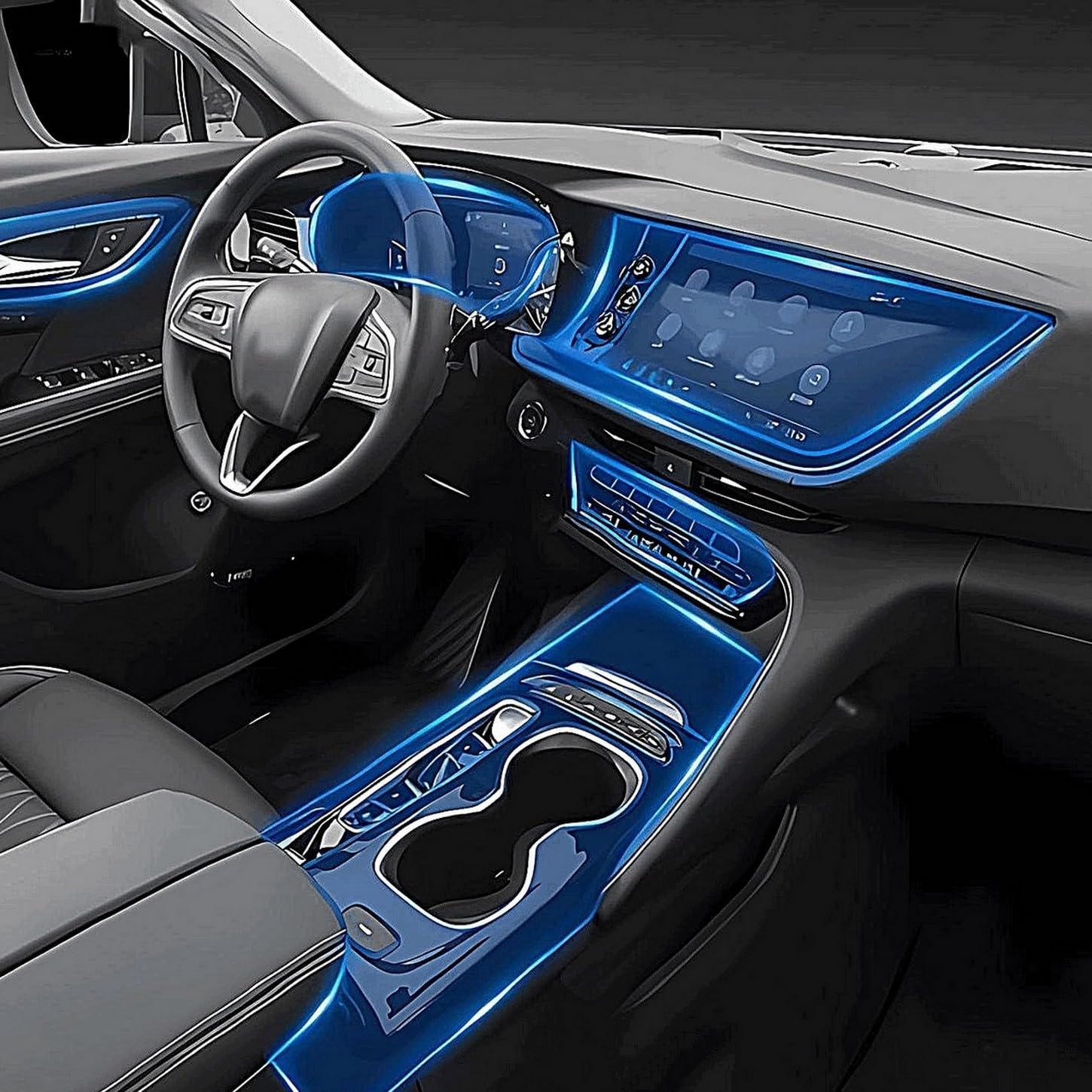 Película protectora de consola Buick Envision S Plus para proteger el coche en viajes diarios