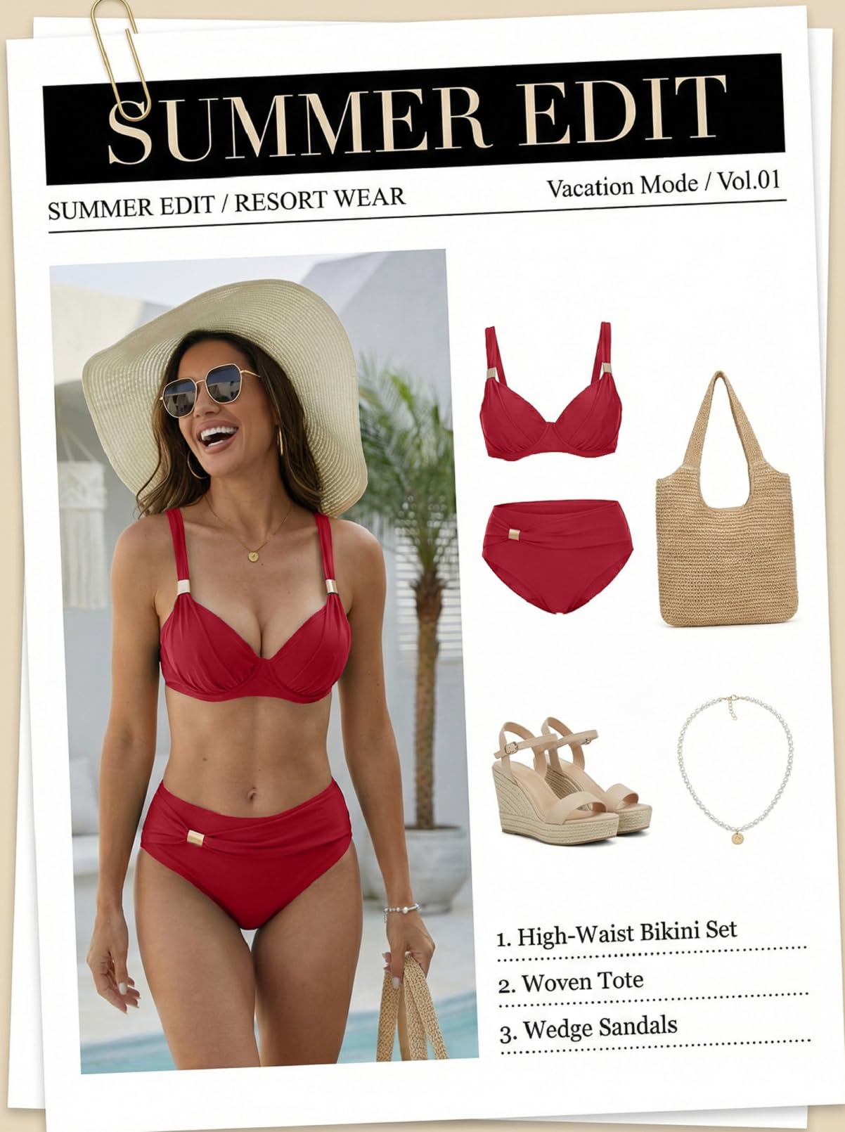 Yutdeng Bañador Dos Piezas Mujer Braga Alta Bikini Push Up con Aros Bikinis Reductor Barriga Talle Alto Vientre Plano con Pliegue Traje De Baño Mujer 2 Piezas Ropa de Baño Biquini — view 7