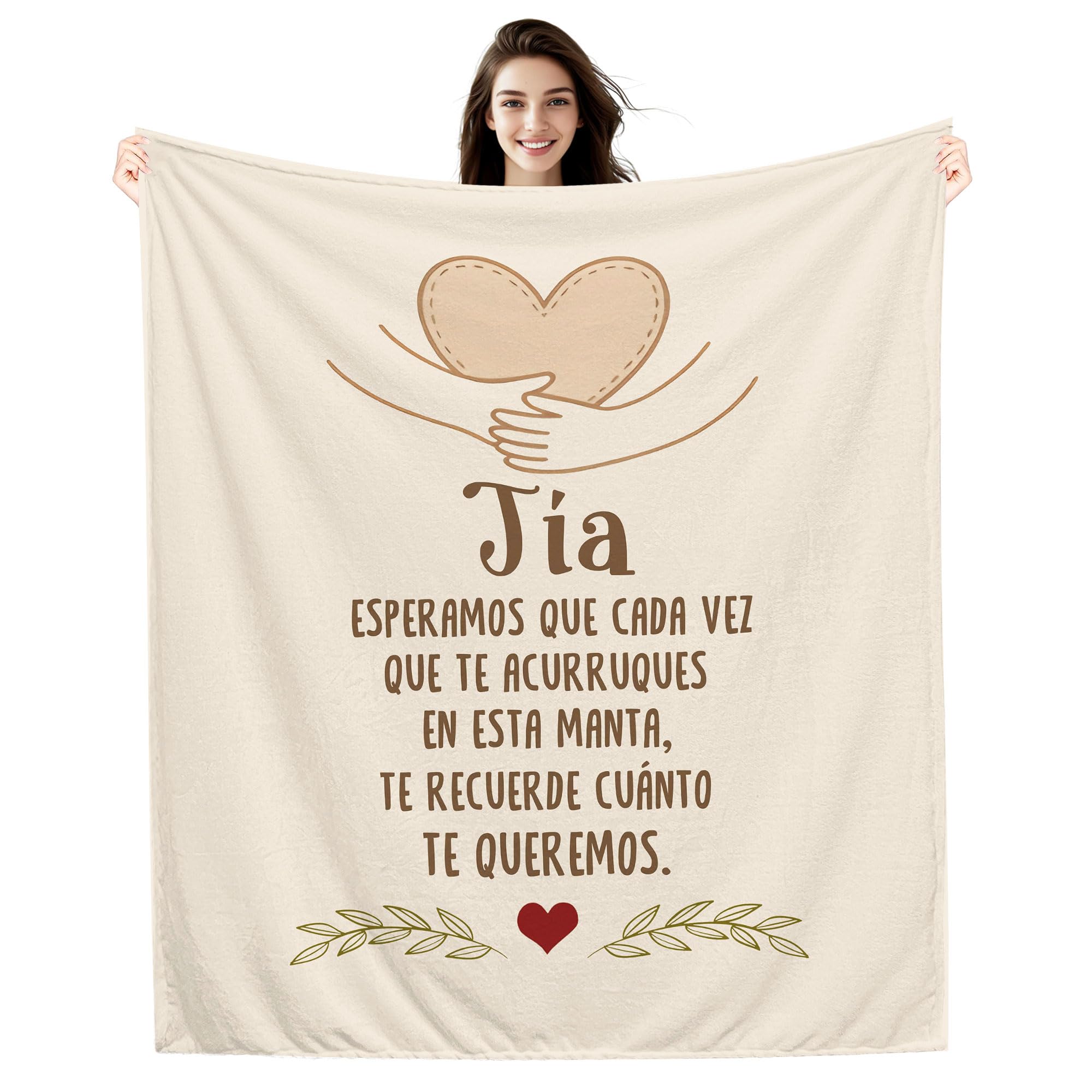 Amorea A mi Abuela Espero Que Cada Vez Que te acurruques en Esta Manta te recuerde cuánto te Quiero Ideas para Regalos Manta para la Abuela Cumpleaños Día de la Madre — view 42