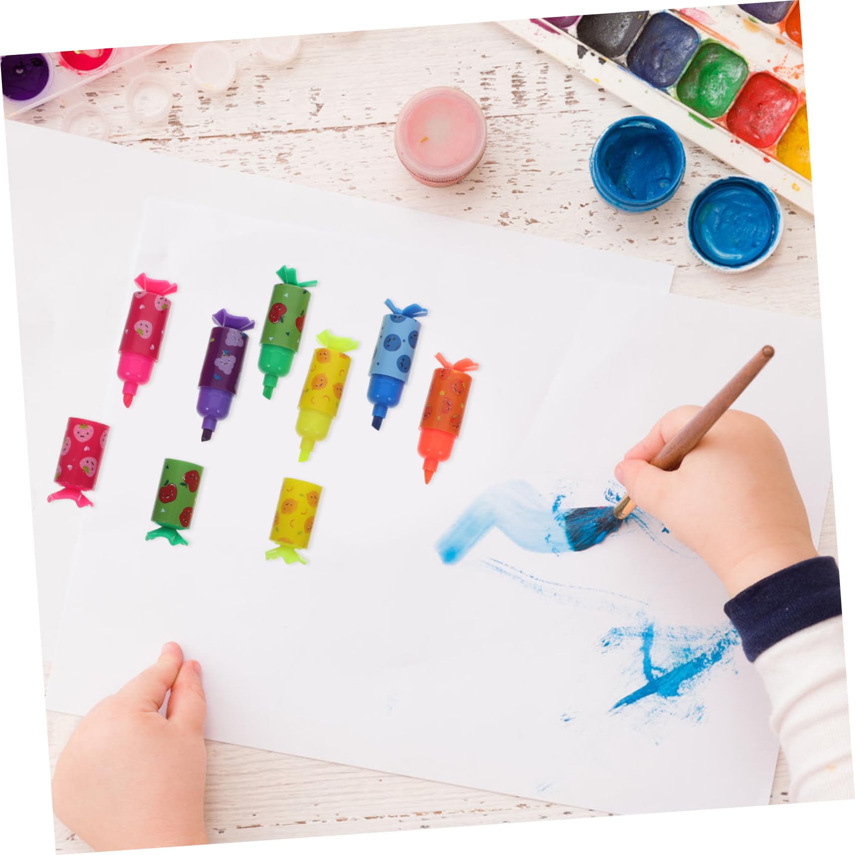 Mini Evidenziatore Candy Shape 30pezzi Plastico Multifunzione