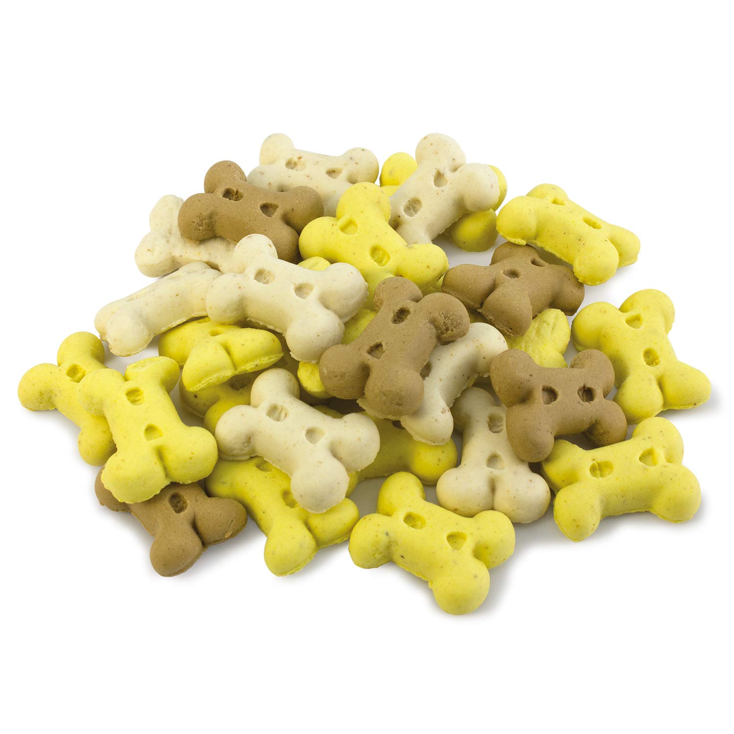 Arquivet Biscuits - Galletas para perros en forma de mini huesos de vainilla - Snacks naturales para perros - Golosinas para perros - Chuches caninas - 4x 2,5 kg
