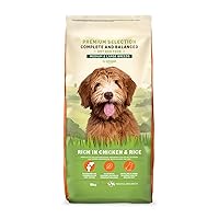 by Amazon Complete Dry Dog Food Rich in Chicken and Rice for Medium and Large Breeds