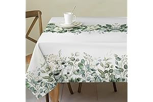 Elegant Spring Tablecloth: Adorn Your Table with Floral Charm