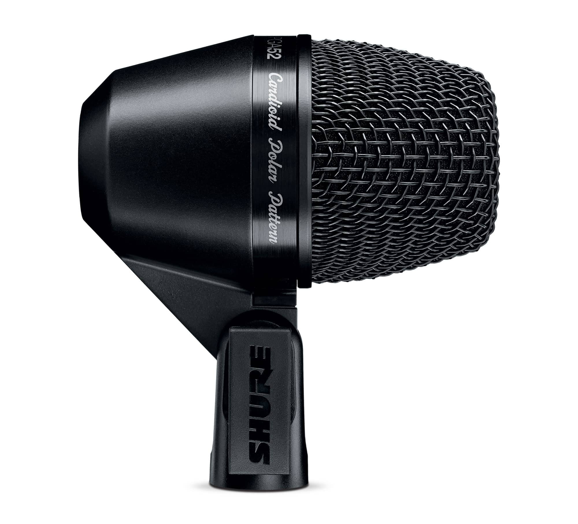 Pga52, Cardioid Dynamic Kick Drum Microphone, For Acoustic Instrument Recording, Low Frequency Recording & Audio Clarity, Black, Pga52-Xlr