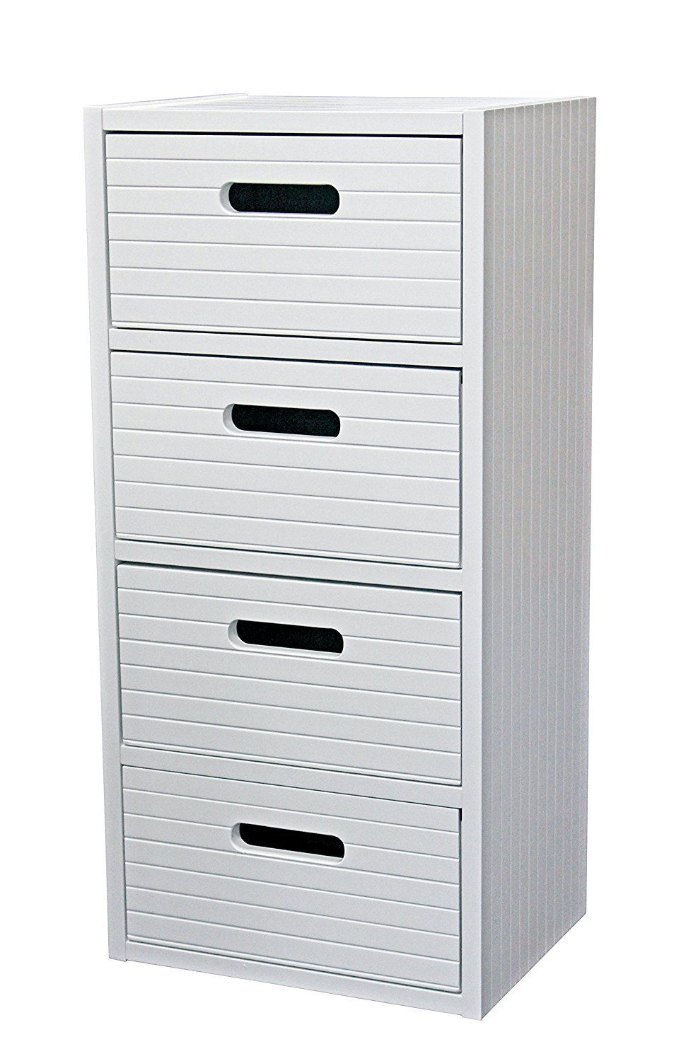 New White Wood Free Standing Bathroom Tidy Wide Vanity Drawer Bedroom Storage Cabinet Bedside Unit