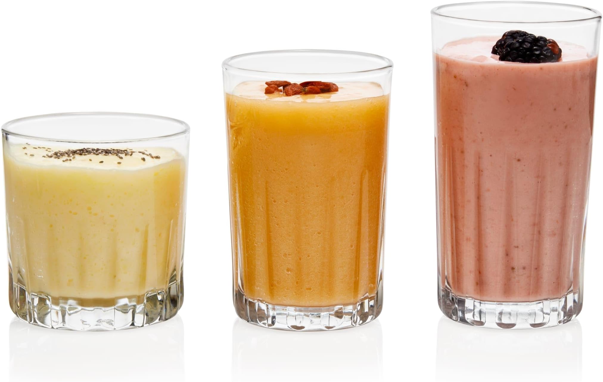 Libbey Brockton 24-Piece Tumbler, Rocks and Juice Glass Set