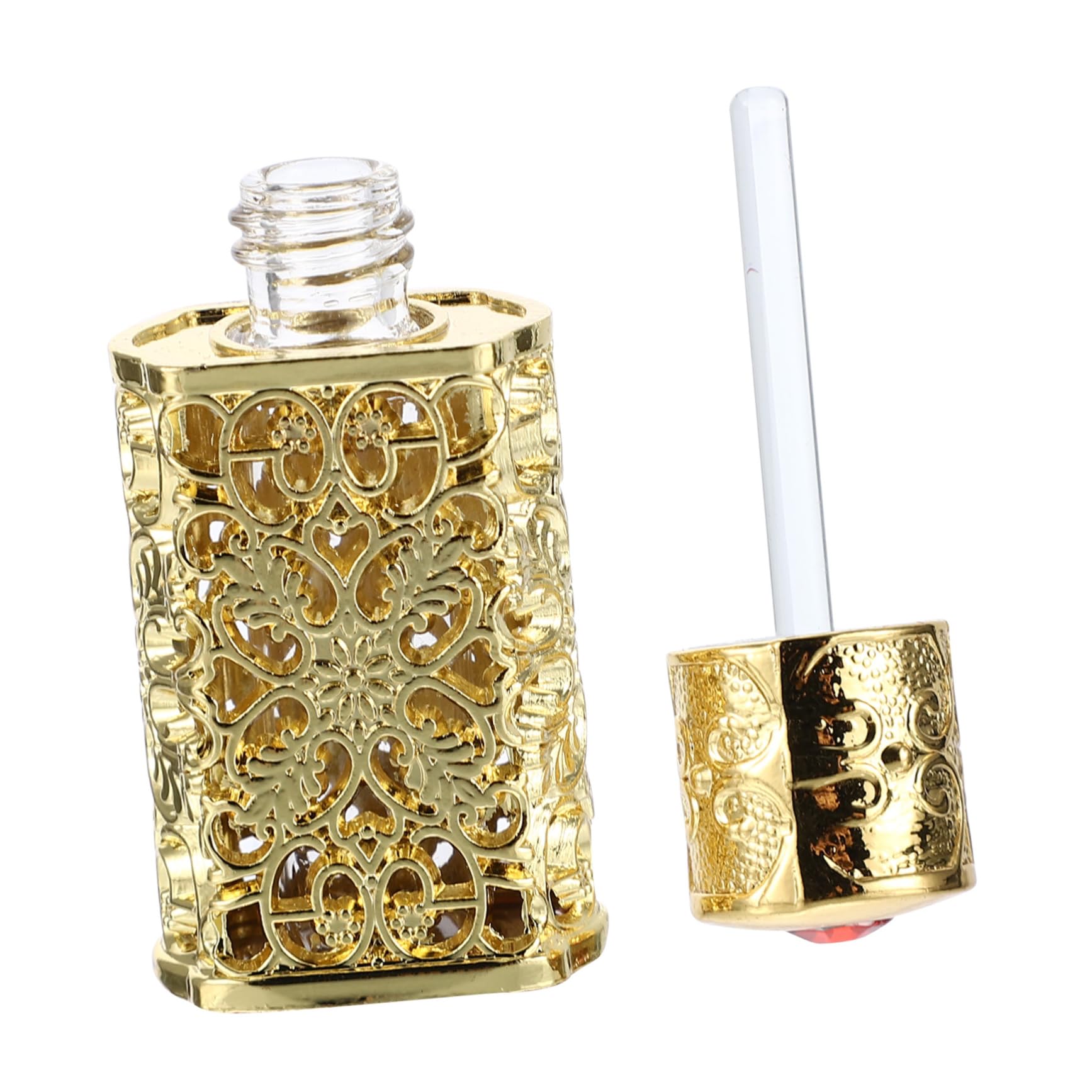 5 Piezas De Metal Botella De Aceite Esencial Oud Botella Spray Elegante Botella De Perfume Botellas De Perfume Vintage Recargable Botella De Perfume Líquido Botella De Niebla