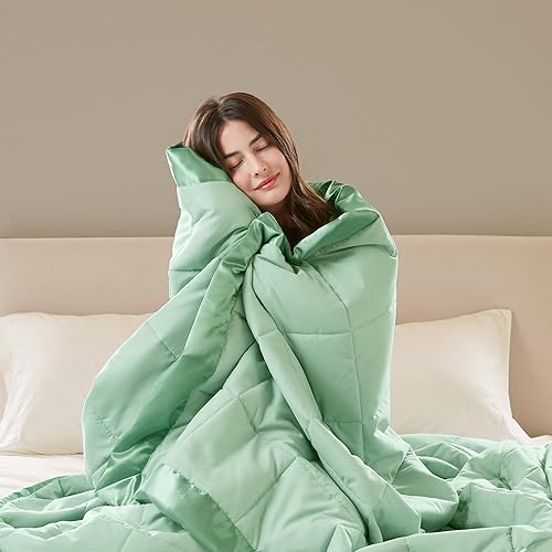 Miniatura 6 de Manta alternativa Windom de microfibra con control de humedad 3M, Poliéster, Seafoam, Full Queen