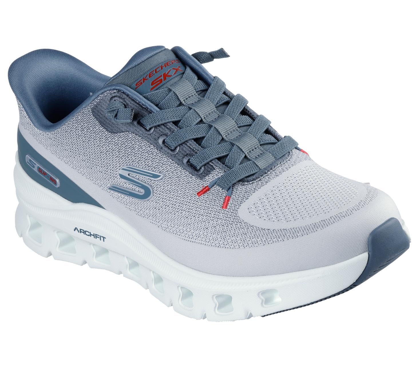 glide-step pro trainers per uomo in pelle marrone