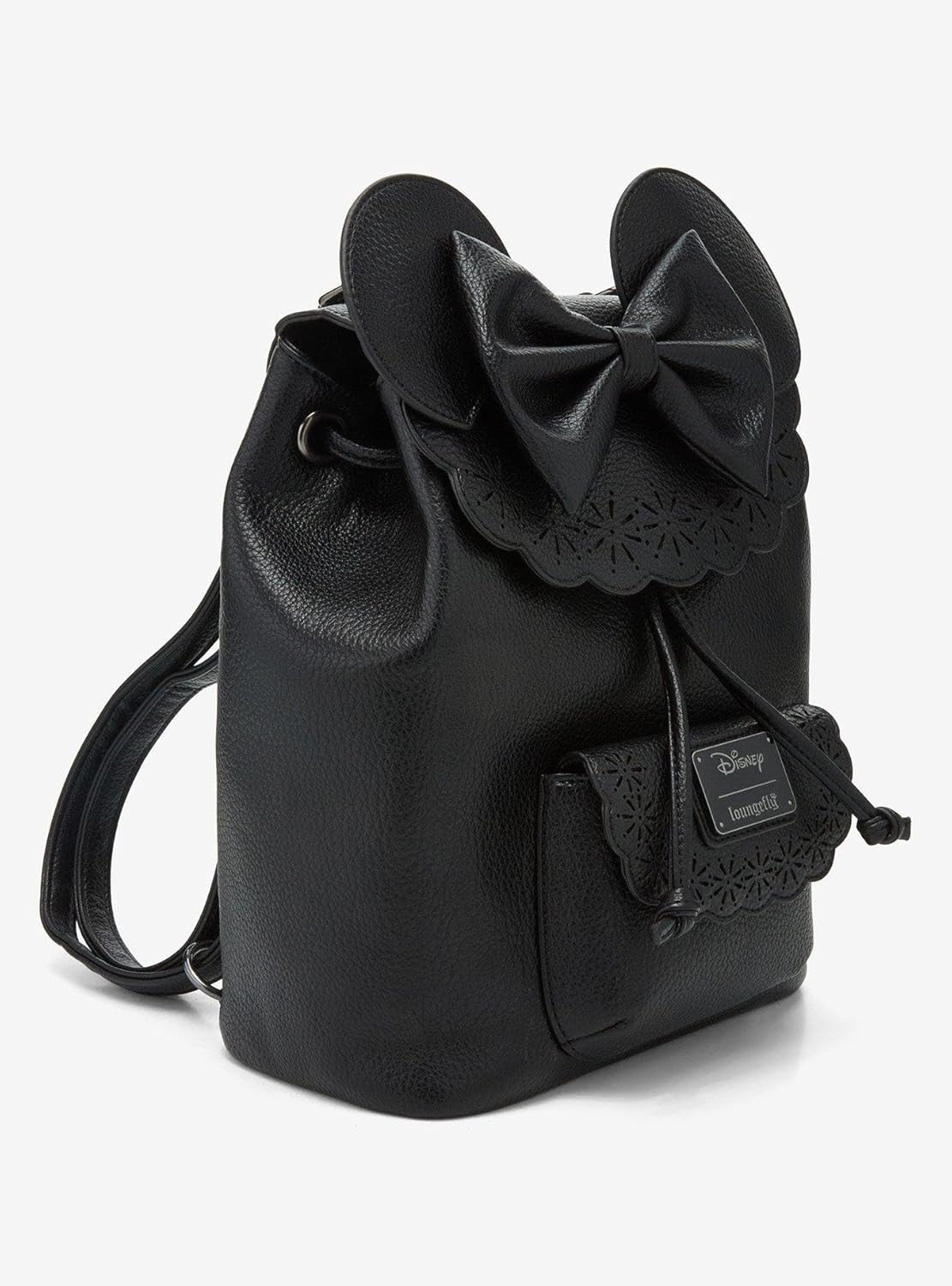 Loungefly Disney Minnie Mouse Pebble Textured Black Mini Backpack — BoxLunch Exclusive MULTI NONE