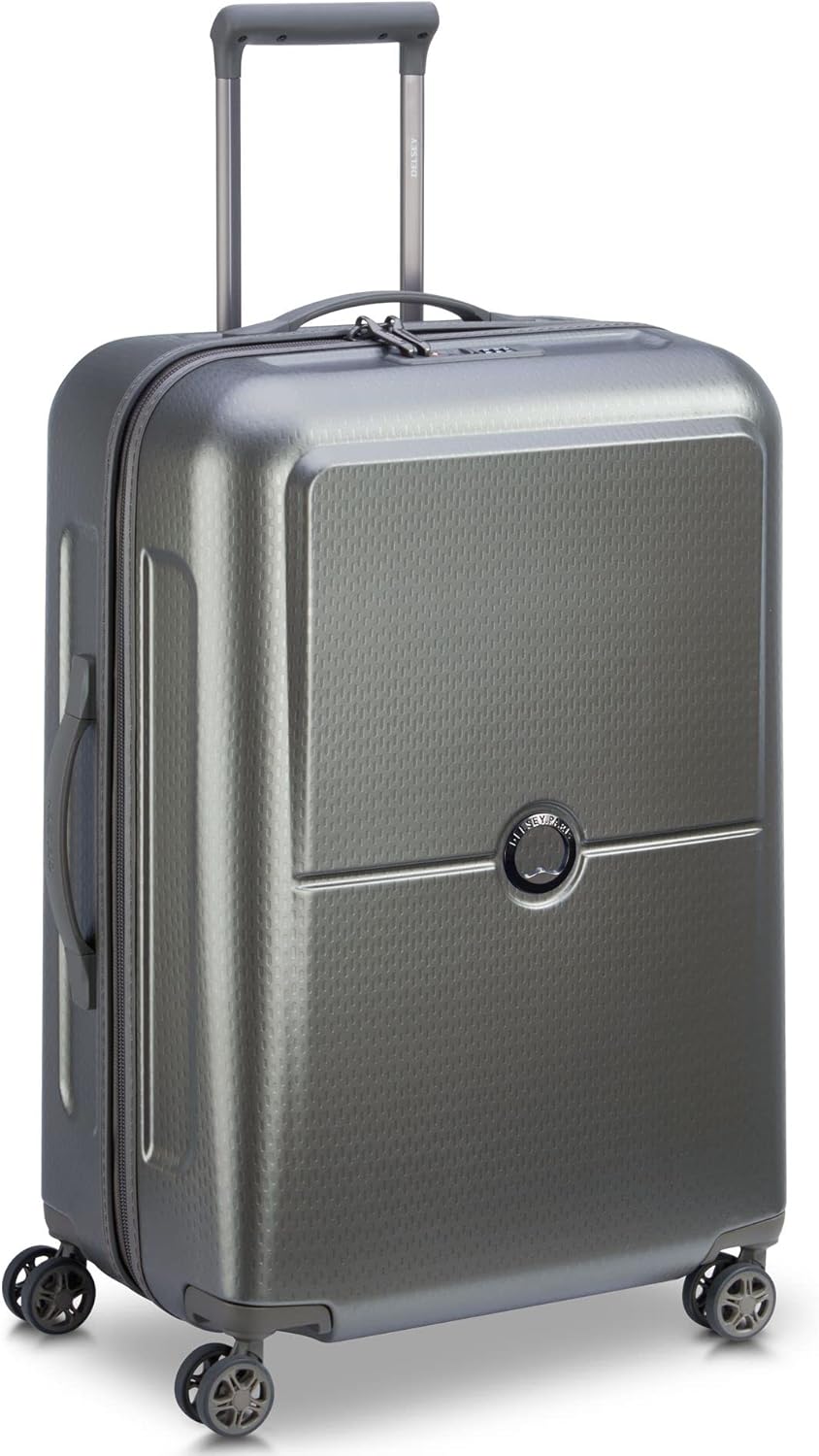 review Delsey Suitcase, silver, M (65 cm - 62 L)