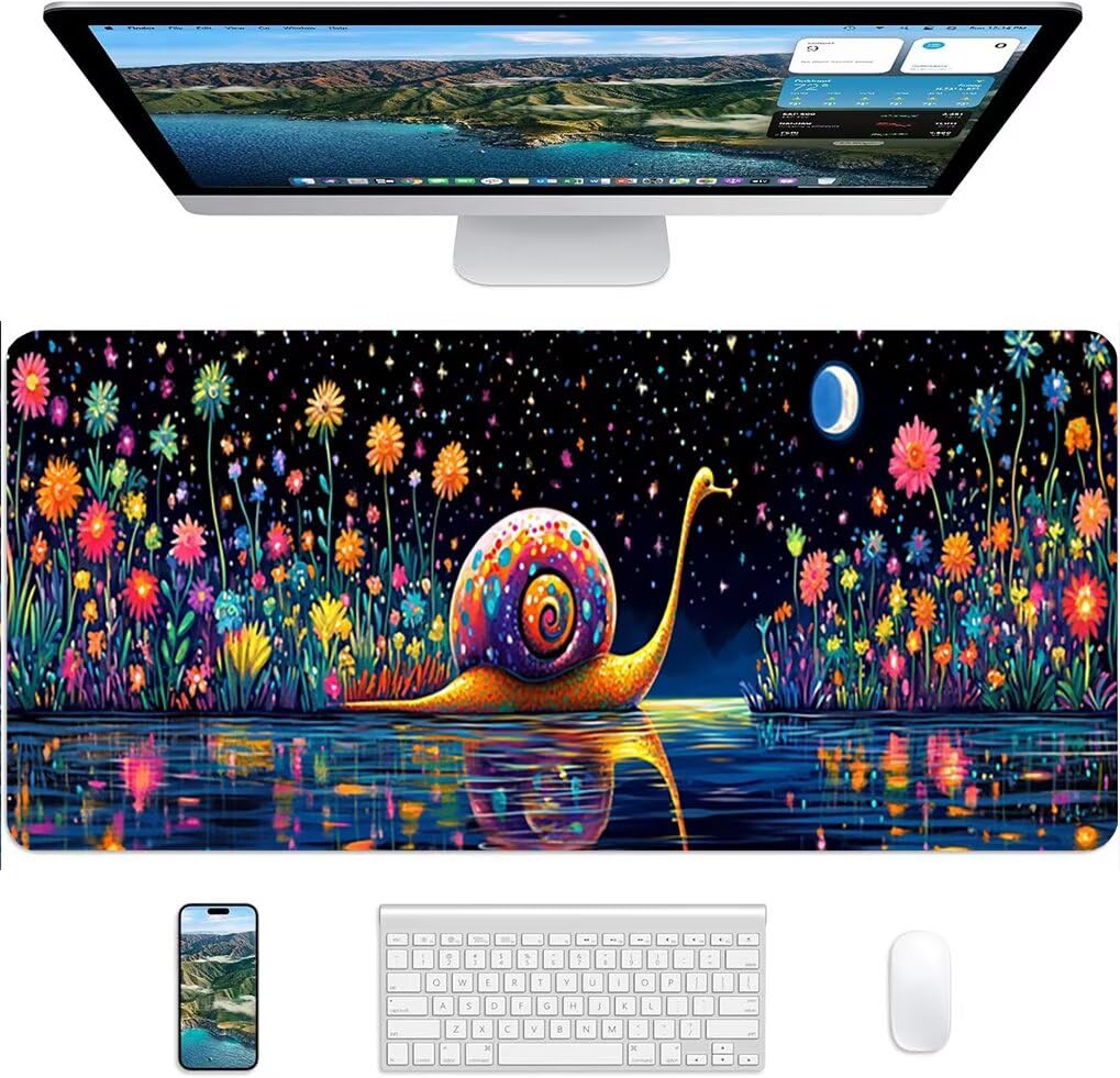 Genérico Lpfieonn Animales Gaming Alfombrilla Ratón 120x60cm PF-2645