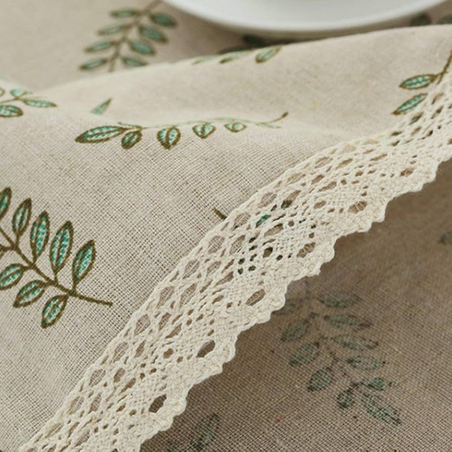 Amazon.co.jp: Bringsine ヴィンテージ風テーブルクロス リネン 長方形