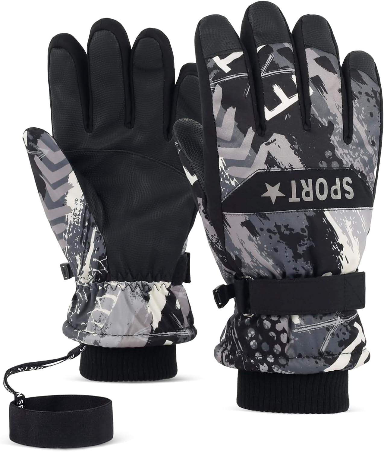 ChicAbode Winter Gloves - Warm Ski & Snowboard Gloves, 3M Thinsulate, Waterproof Windproof Touchscreen, Cold Weather Mens & Womens