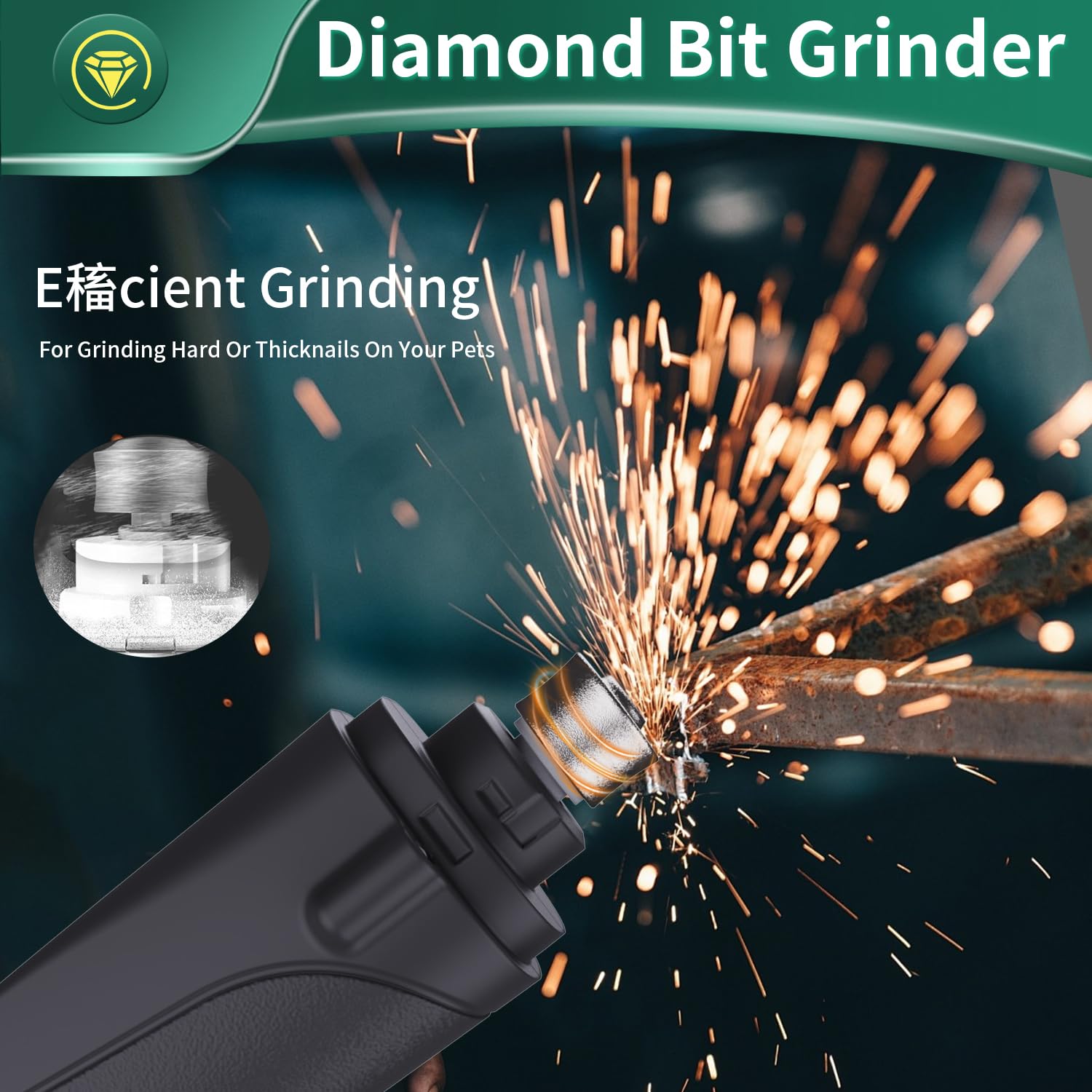 2-in-1 Cat Nail Clippers & Dog Nail Clippers Trimmers for Large Medium Small Dogs Cats Claw Trimmer Quick Sensor and Safety Guard USB Rechargeable with 2 LED Lights Dogs Nail Trimmer - image 5