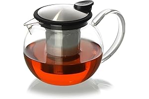 Bola Glass Teapot with Basket Infuser: Savor the Essence of Tea for Life