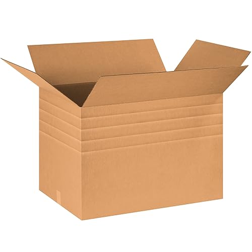 BOX USA Cajas de varias profundidades Kraft 10 BOX USA Cajas de varias profundidades Kraft 10
