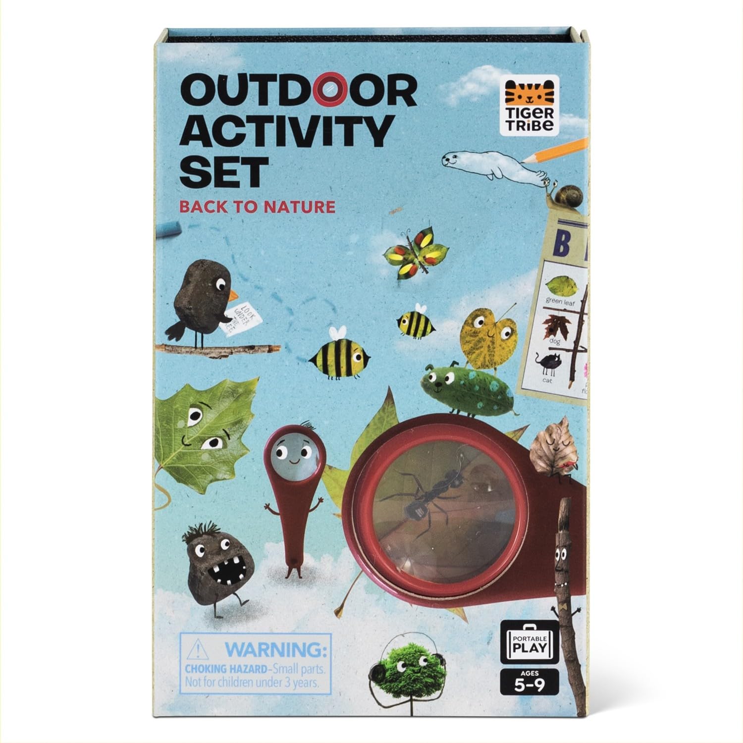 Tiger Tribe: Outdoor Activity Set - Back to Nature - Activity Based Exploration Set, Observe & Interact with The Outdoors, Kids Ages 5+