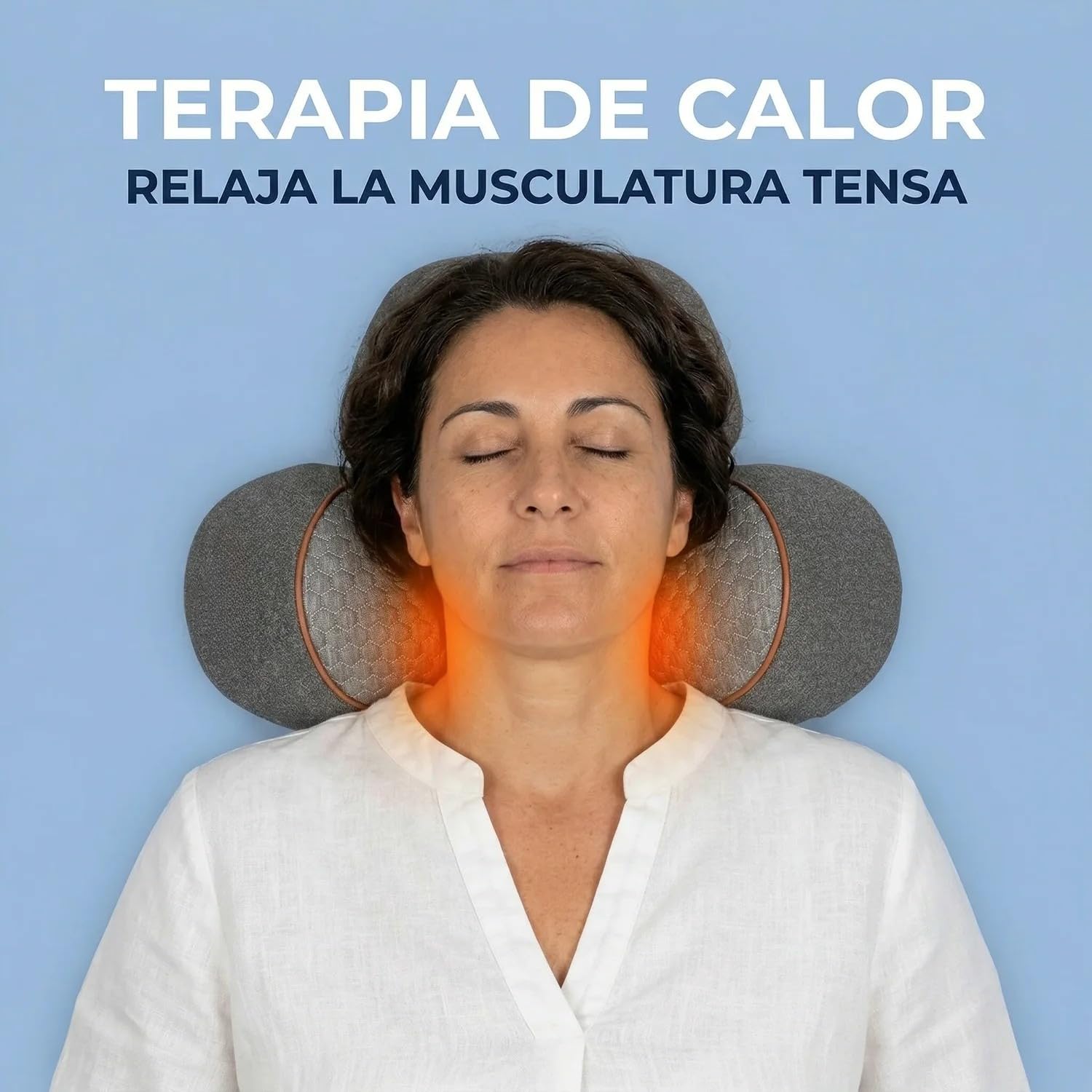 Cerviflex Almohada Cervical Masaje Qelara (Grey)