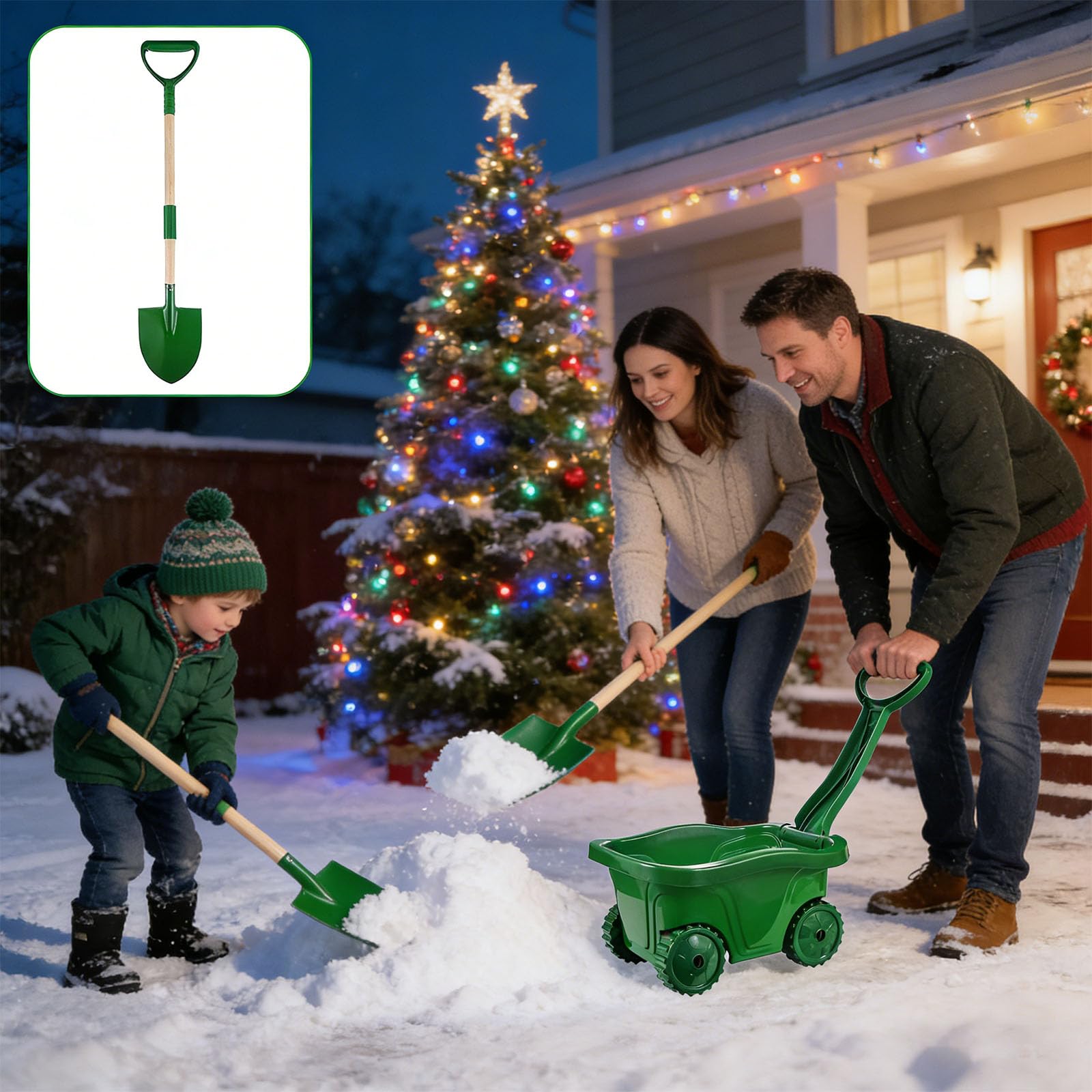 Set di 7 attrezzi flessibili per bambini, adatti per giardinaggio, spiaggia e giardino, per assaporare l'ambiente naturale in ABS e legno