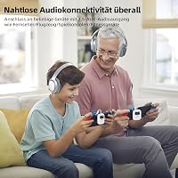 1Mii SafeFly Min Bluetooth 5.3 Adó Fejhallgatókhoz - Kettős Csatlakozás, OLED Kijelző, 25 Órás Üzemidő, AptX Alacsony Késleltetés, Repülőgép 3
