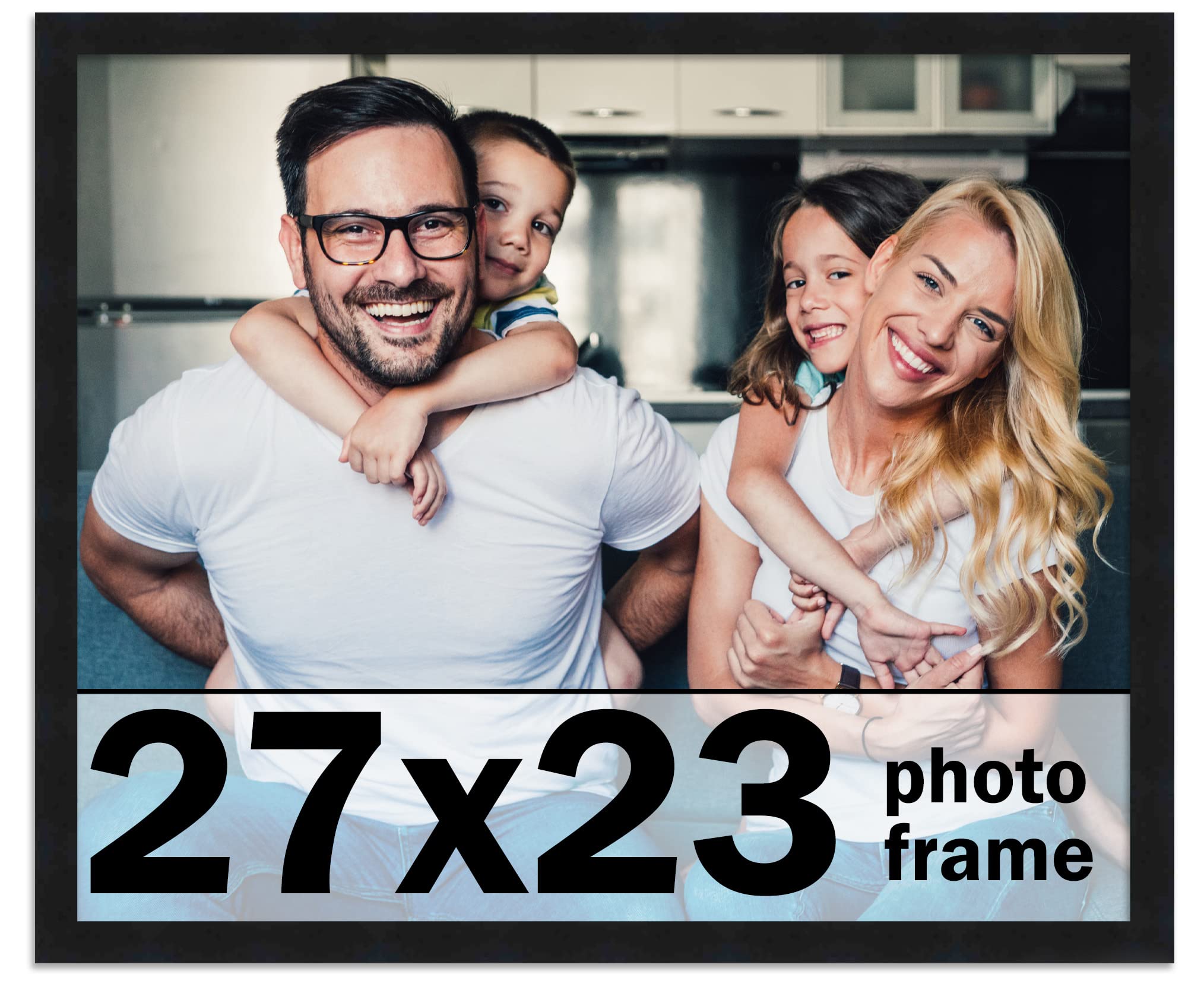 「Composition in Gray」【フレームサイズ 27×22cm】 Amazon.com - 27x23 Frame Black Picture Frame - Complete Modern