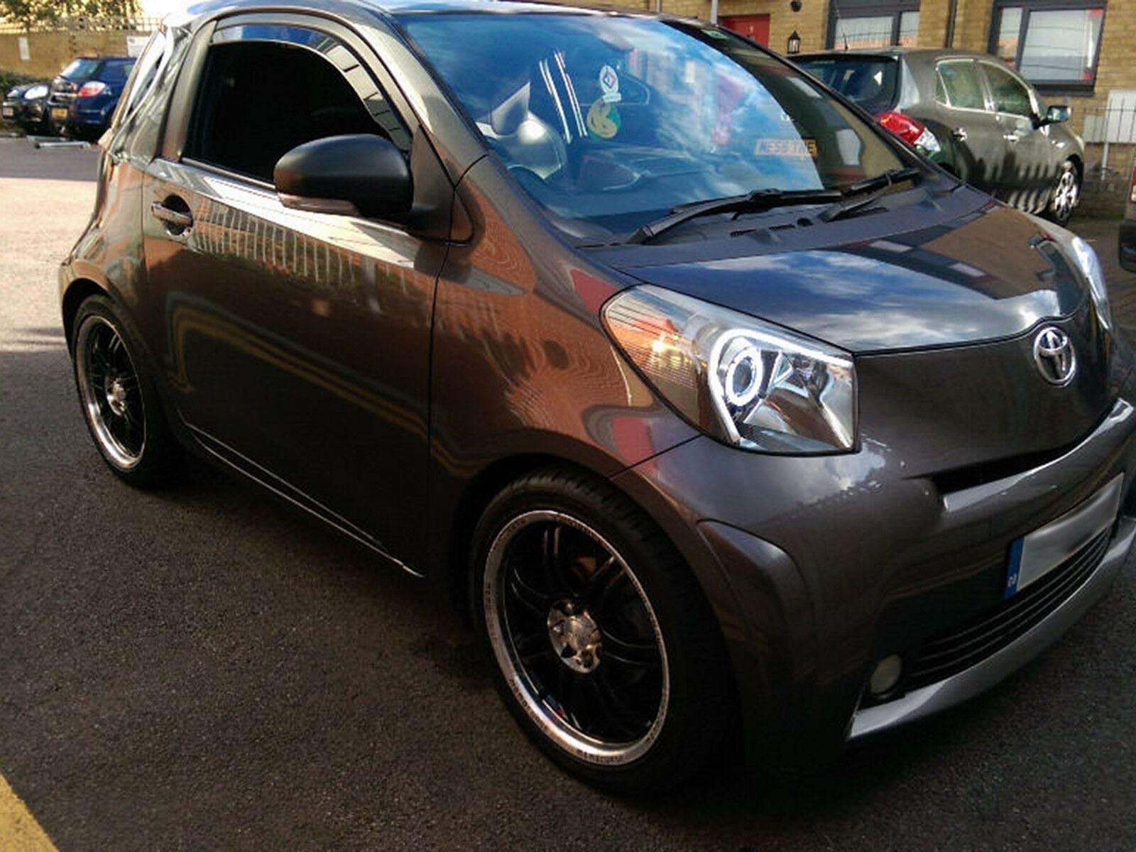 Heko Windabweiser Regenabweiser vorne getönt dunkel Acrylic 2-TLG für Toyota iQ 29613