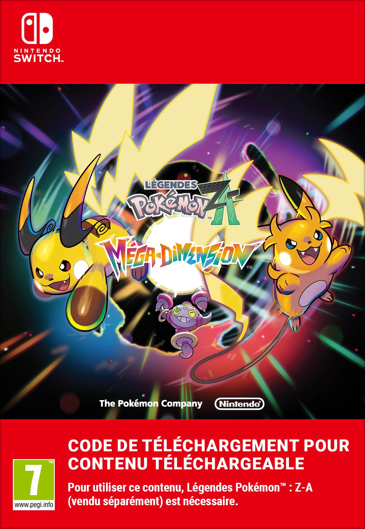 Légendes Pokémon : Z-A – Méga-Dimension Standard | Nintendo Switch – Code jeu à télécharger