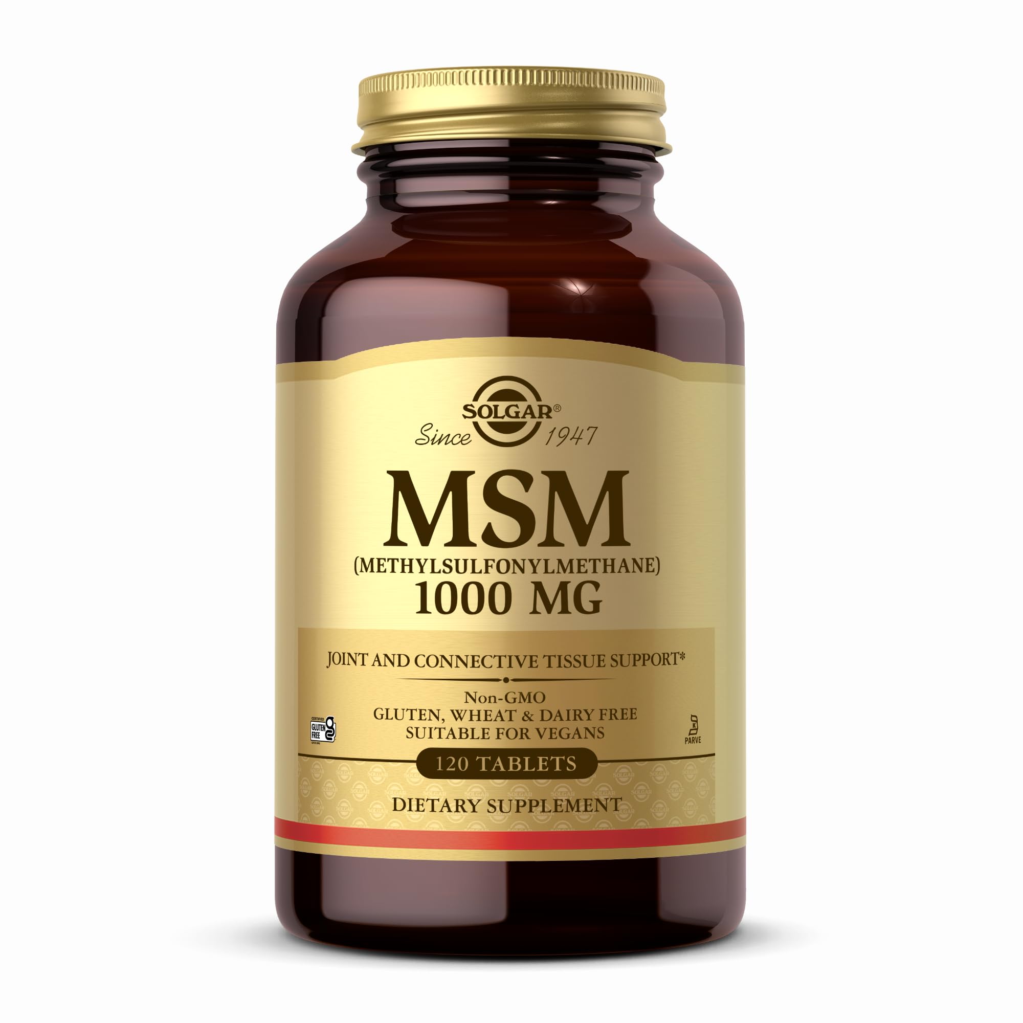 Solgarâ€“ MSM 1000 mg, 120 Tablets