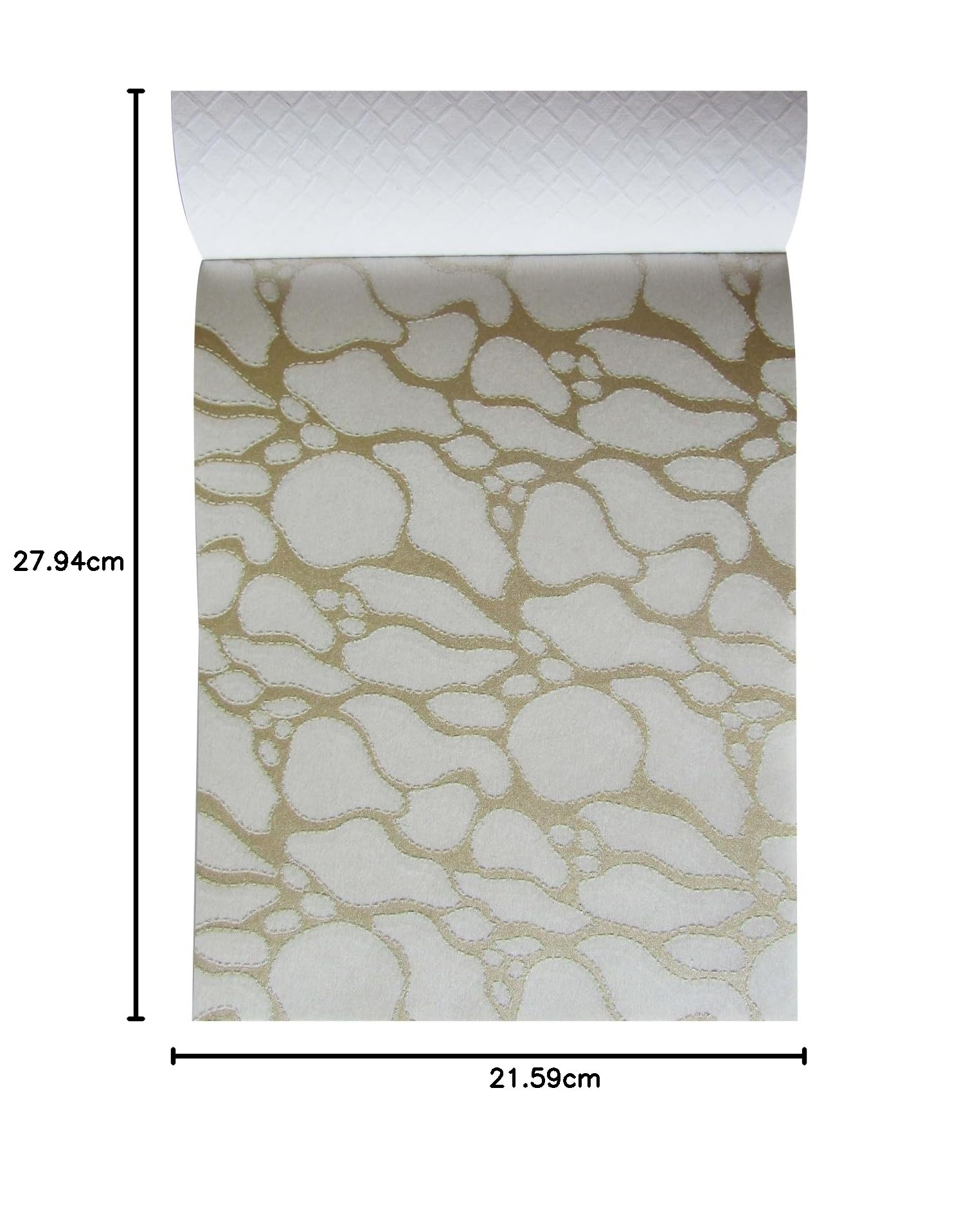Paperhues Golden Aura Scrapbook Paper 21,6 x 27,9 cm, 36 fogli