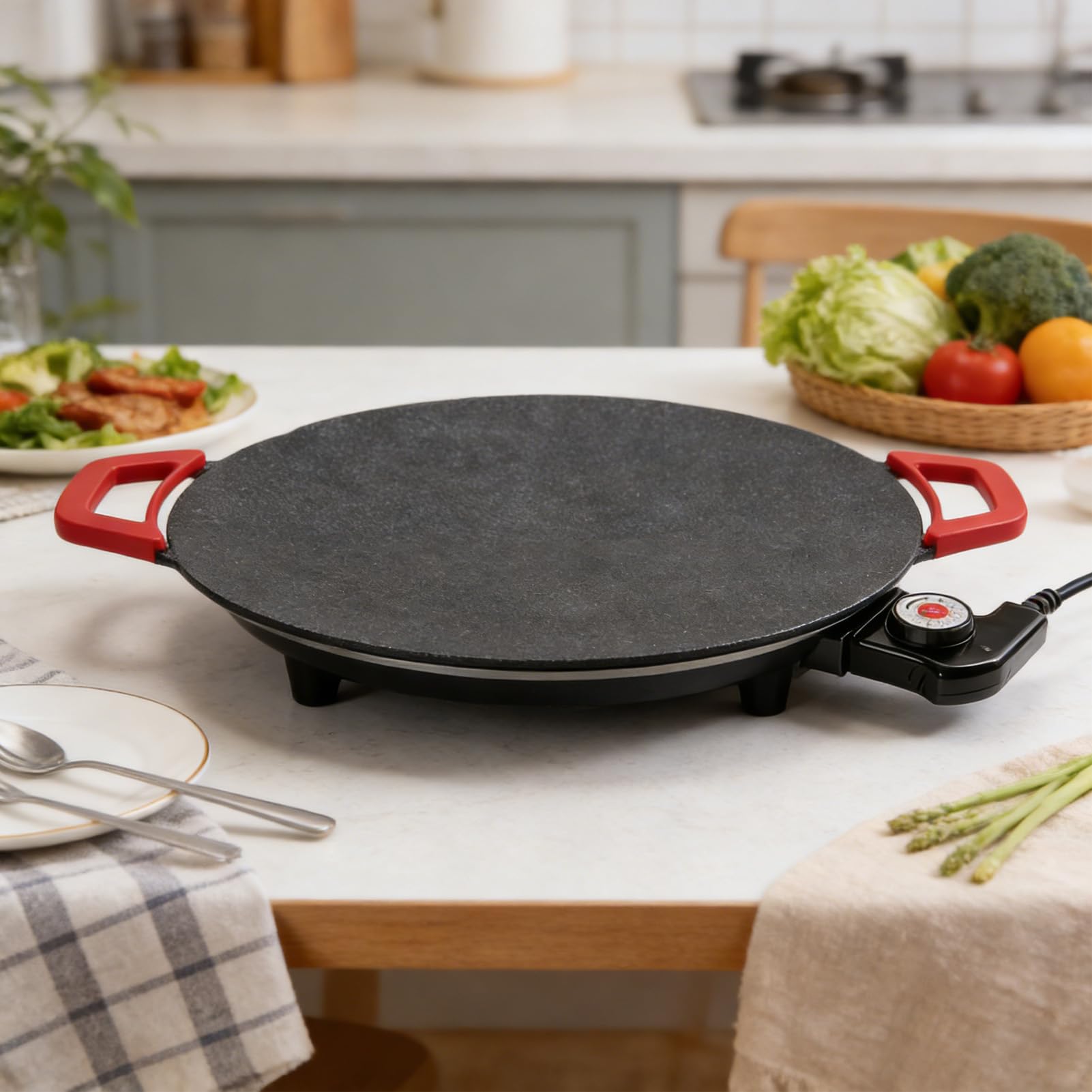 Plancha Eléctrica Plancha Eléctrica de Cocina con 5 Niveles