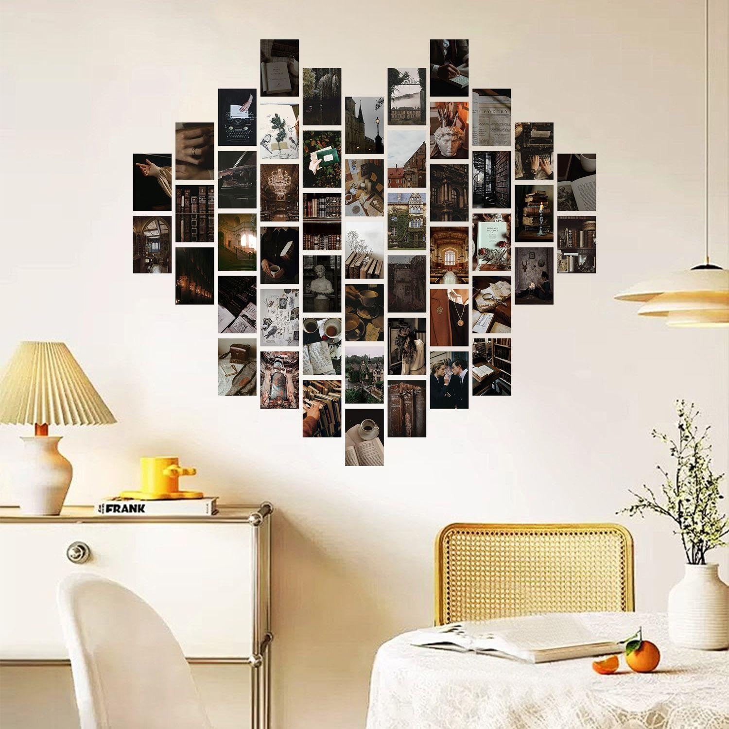 WUFGWBD 50 Poster Wall Stickers, Retro Poster Aesthetic Stickers, Diy Wall Decoration Stickers, Postcard Decorative Paintings - Image 4
