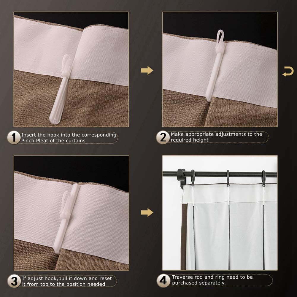 TWOPAGES Pinch Pleated Curtain Fireproof Flame Retardant Thermal Insulated Curtain Drapery.(52" W x 84" L, Blue, 1 Panel)