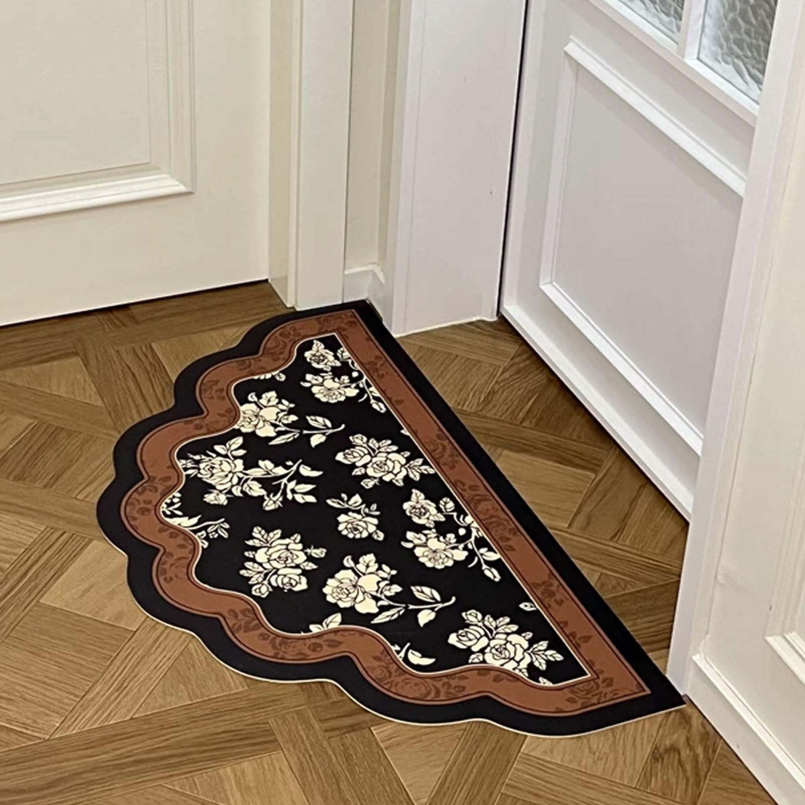 Tapis de salle de bain absorbant terre de diatomées antidérapant pour sol