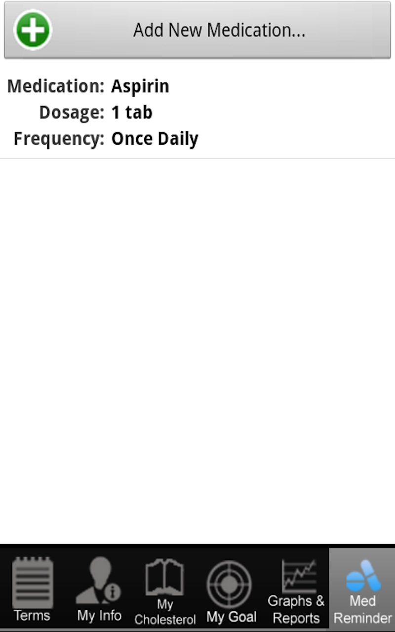 Heart Health App Cholesterol Tracker (iCholesterol™) App on the