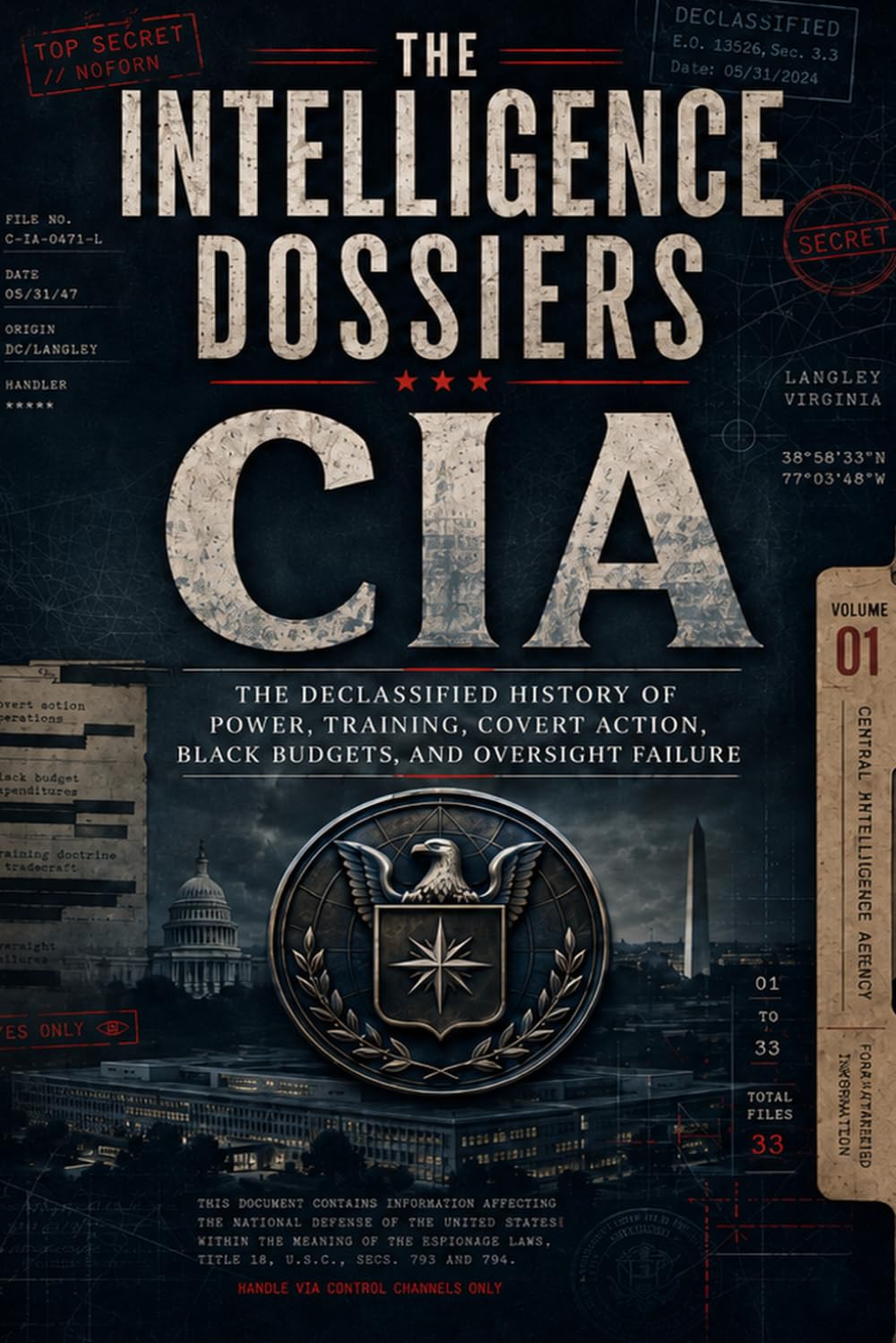 THE INTELLIGENCE DOSSIERS: CIA: The Declassified History of Power, Training, Covert Action, Black Budgets, and Oversight Failure: 1