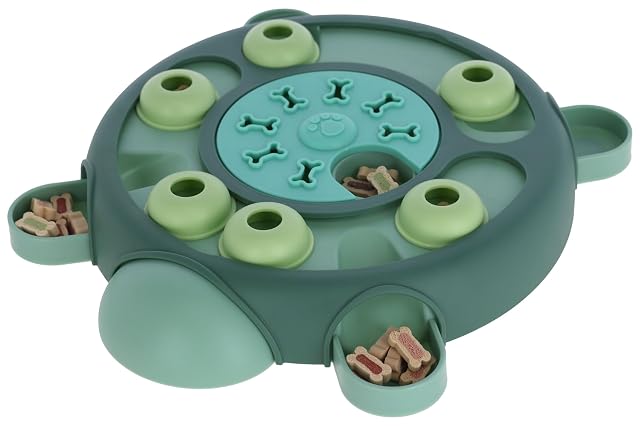 Foto 3 de 8 de Kerbl Pet Juguete Aprendizaje/Inteligencia Turtle Turquesa, Ø 25 cm