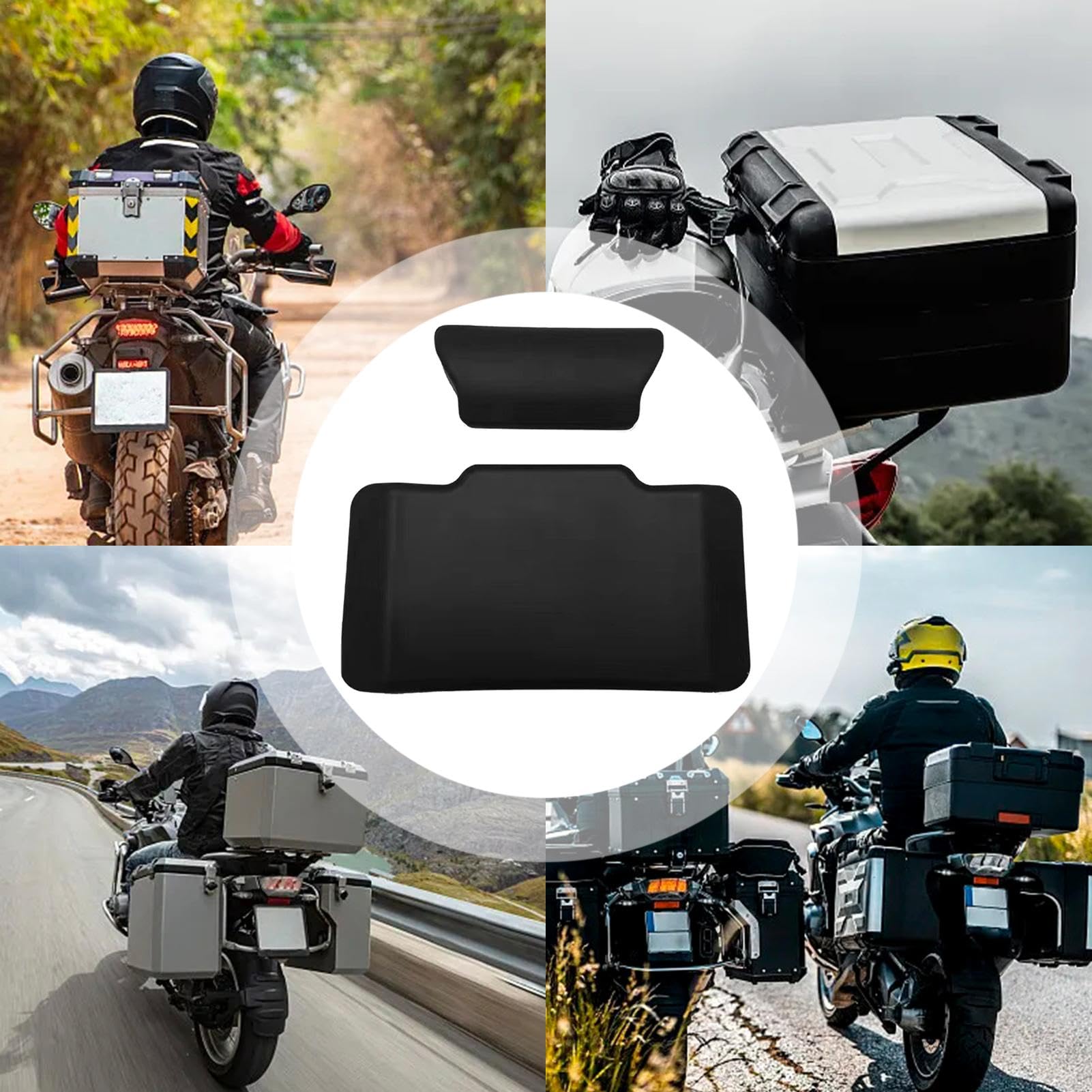 Schienale per bagaglio per moto - Cuscino per schienale per moto, Schienale per passeggero | Cuscino per schienale per moto, Cuscino per passeggero per moto confortevole per la guida lunga, Imbottitur