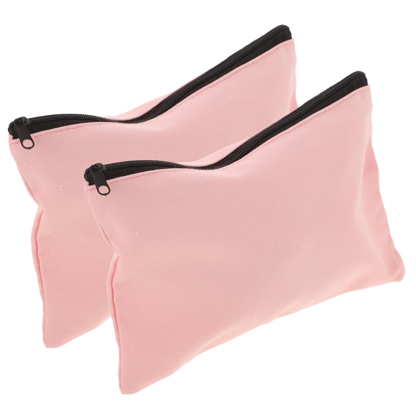 Mikikit 2pcs Mini Necklace Jewelry Pouch Zipper Small Jewelry Pouch Bags for Ring Earring Storage Bags
