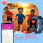 meoonley Kids Watch with 140 Sports Modes, 1.5" Kids Fitness Tracker, Boys Smart Watch, No APP/Phone Required, Sleep Monitor, Heart Rate, Puzzle Games, IP68 Waterproof,Gifts for Girls Teens Aged 3+