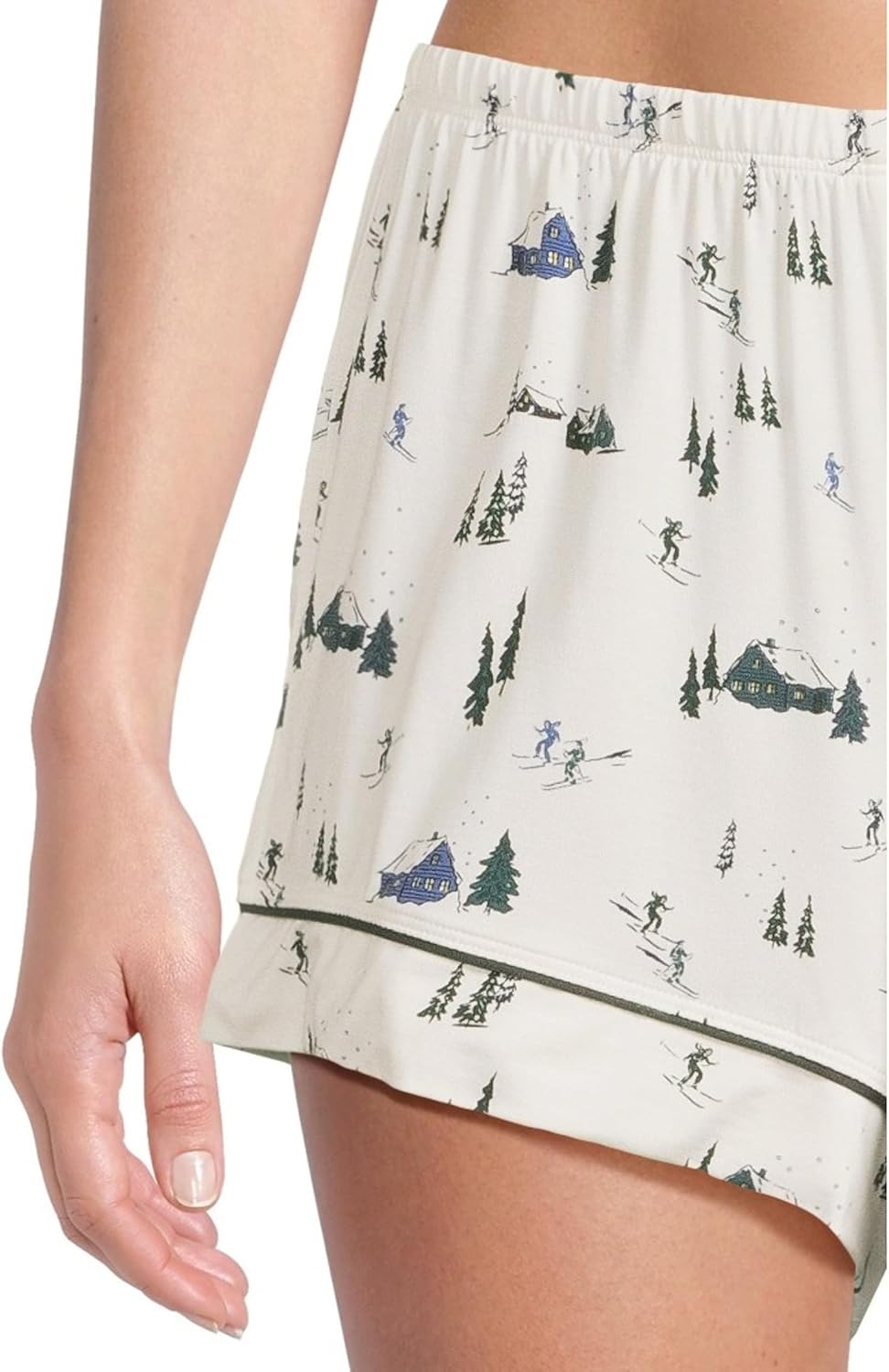 Eberjey Gisele Printed The Relaxed Short PJ Set for Women - Short Sleeves, All Over Polka Dots and Classic Folded Collar - Image 4