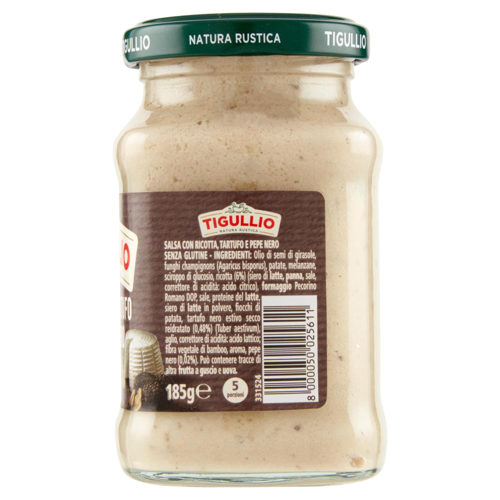 Italian Gourmet Bundle 12x Ricotta Trüffel Creme 190g + Polpa | Italienische Trüffelsauce mit Ricotta & Schwarzem Pfeffer | Premium Pasta Sauce 2,28kg