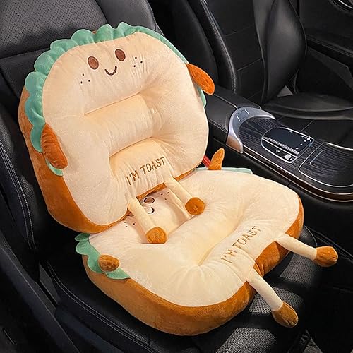 Miniatura 6 de Cojín de asiento, cojines para silla de oficina, cojín de asiento de automóvil, cojín de pan tostado esponjoso, cojín para asiento de asiento de