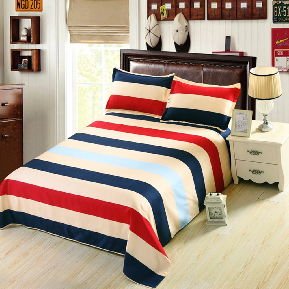 Drap enfant dessin animé grand format 230x230cm pour lit de dortoir