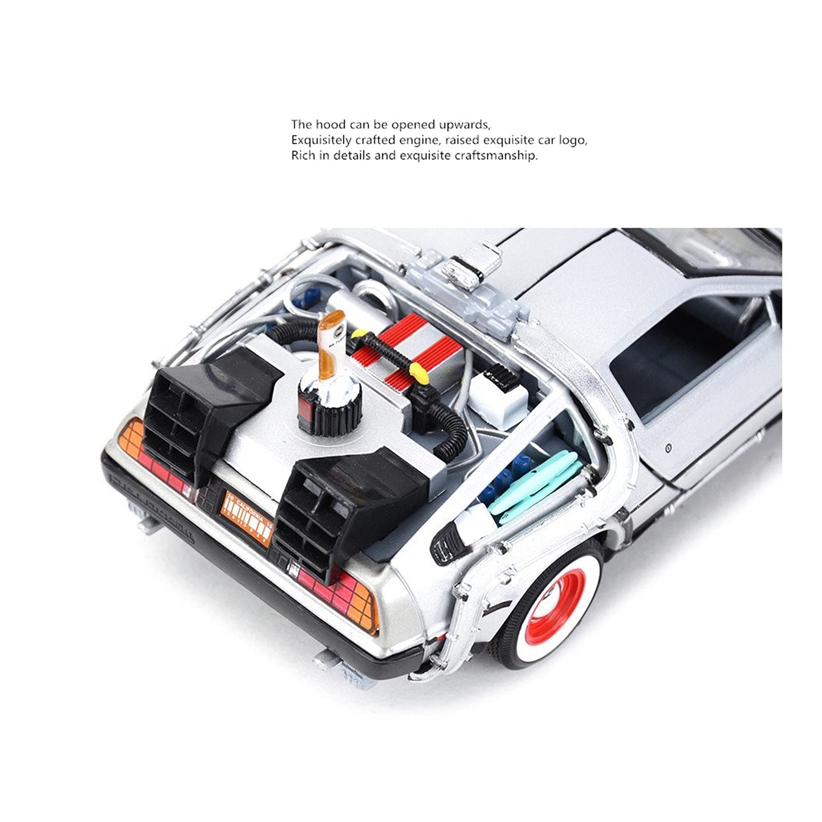 Amazon | ダイキャストカー 1 24 DMC-12デロリアンタイムマシンバック