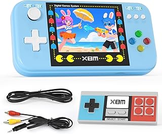 Handheld Game for Kids, Portable Video Game Console with 500 Retro Games, AV Output Old School Systems Plug & Play Video Games for Kids & Adults (Doubles Gaming 2)