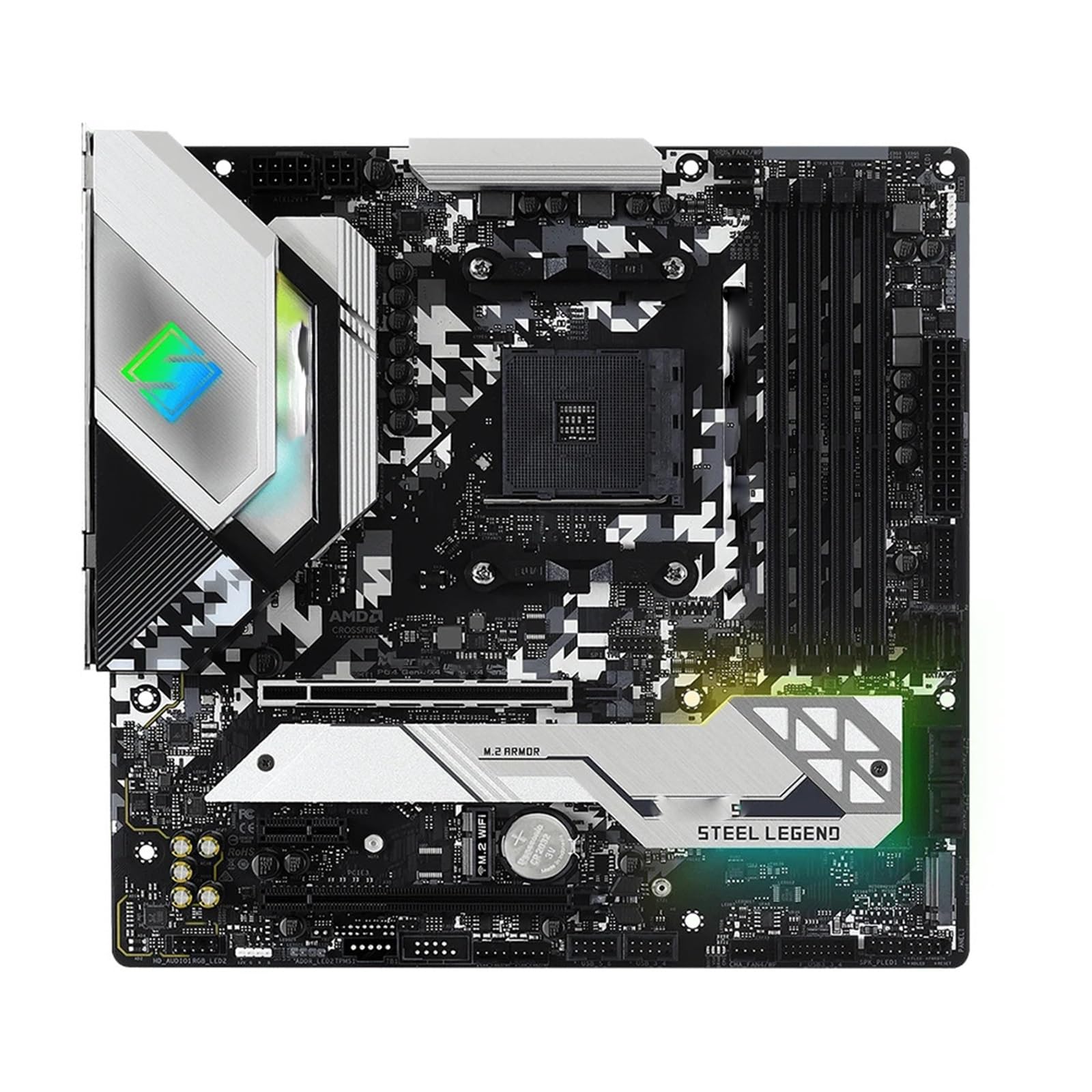 Amazon | PC マザーボード ASROCK B550M Steel Legend B550