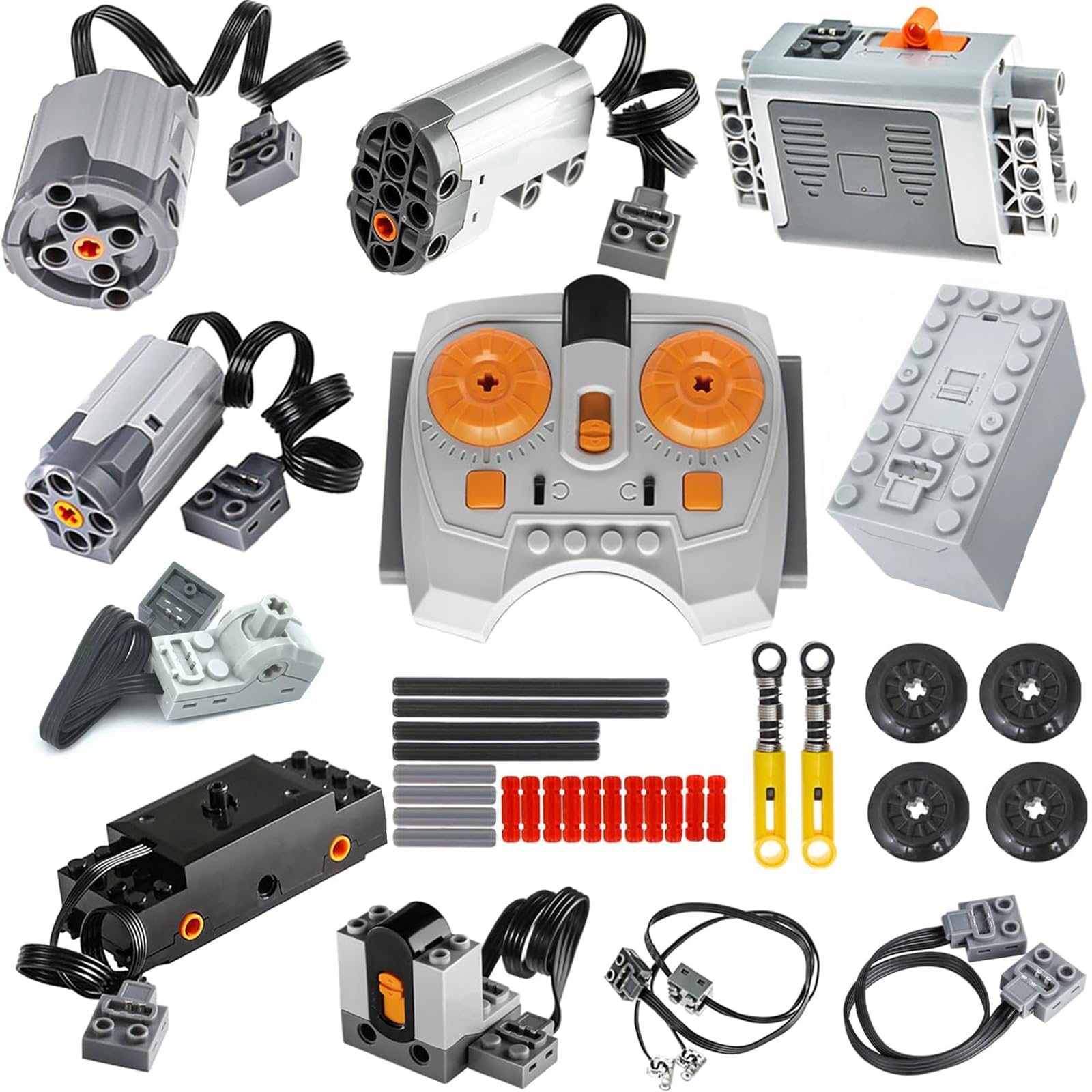 5-in-1 Motor Kit Compatible With Lego Technic, Motor Set With Powerful Motors-1019651