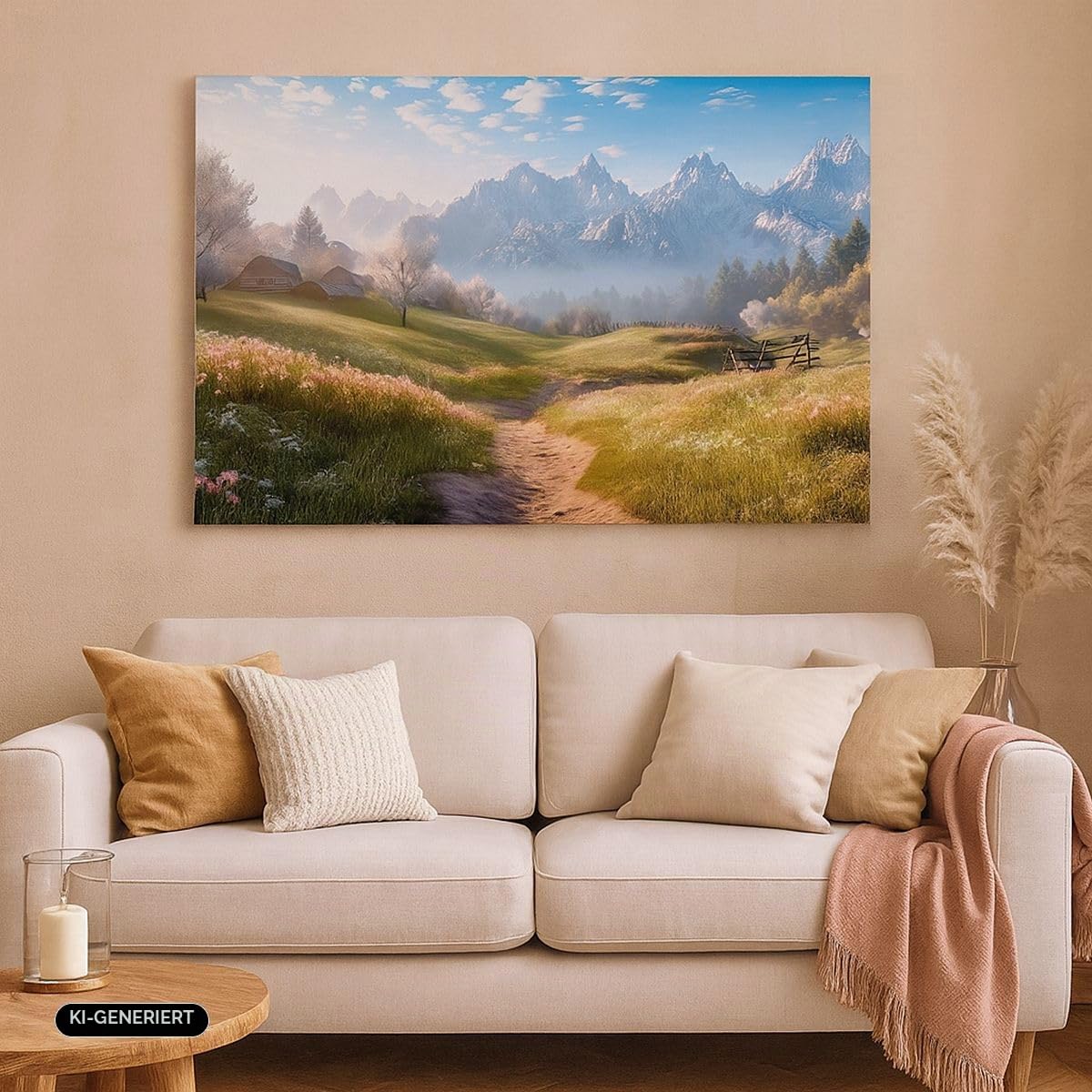 ARTTOR Leinwandbild 100x70cm Wandbild Landschaften Natur - 5404