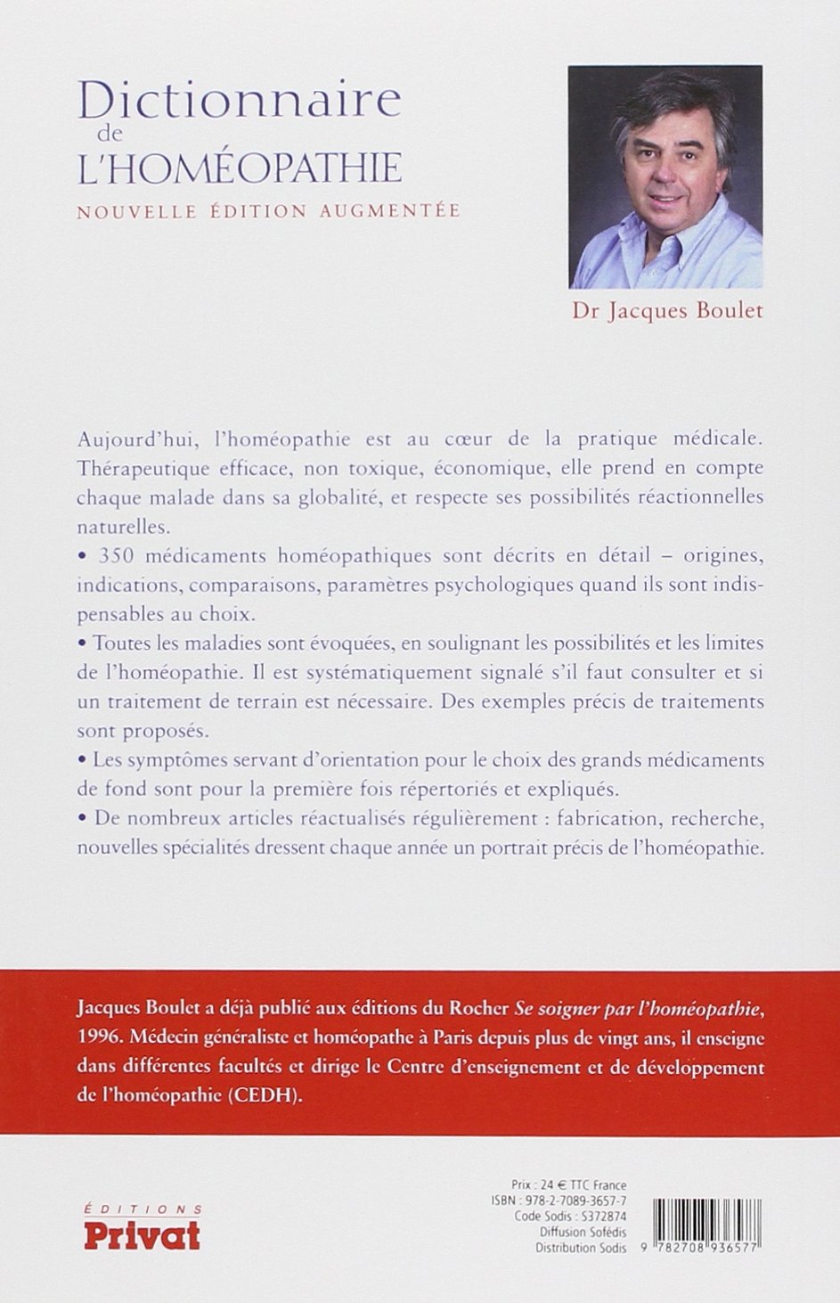 DICTIONNAIRE DE L'HOMEOPATHIE NOUVELLE EDITION